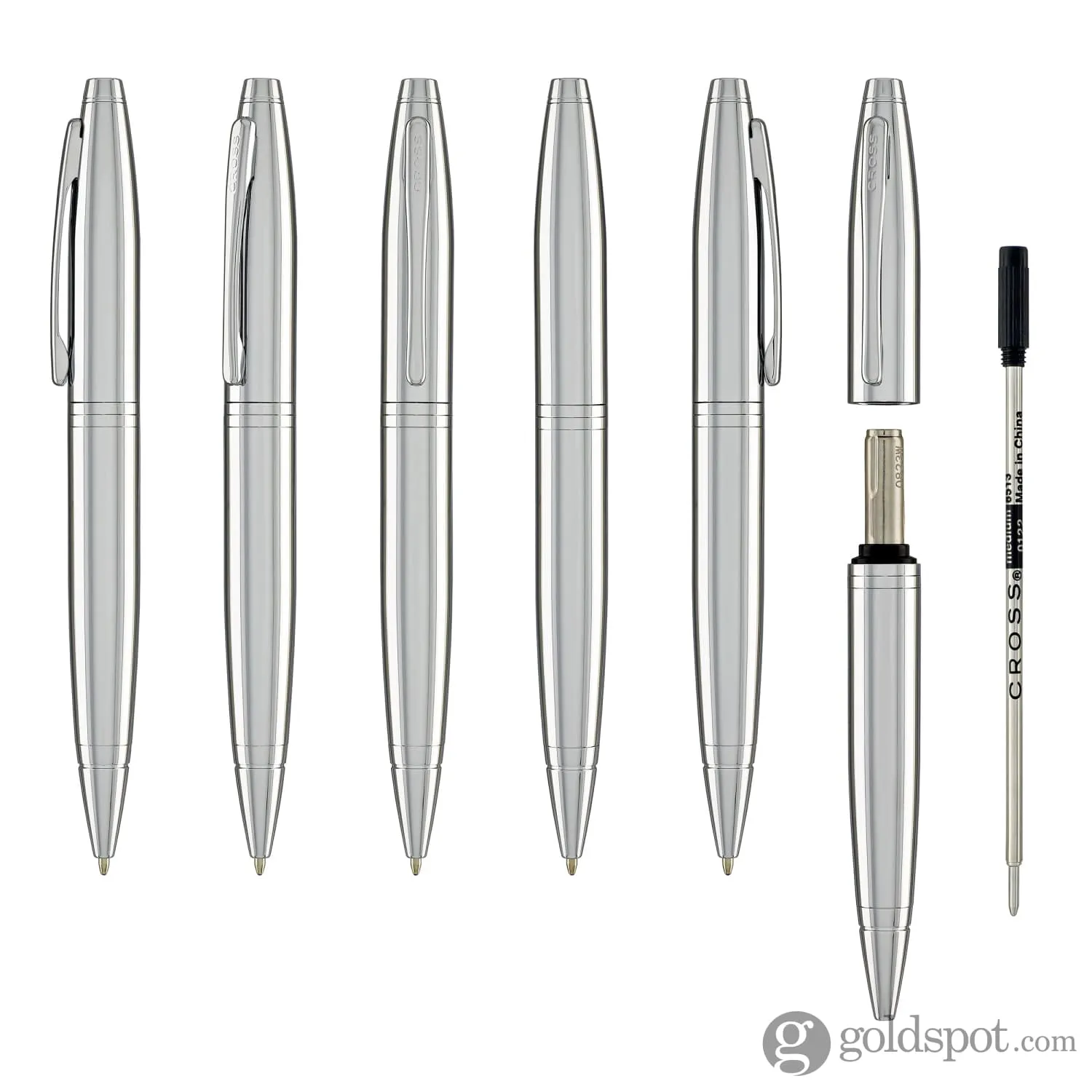 Cross Calais Ballpoint Pen in Chrome
