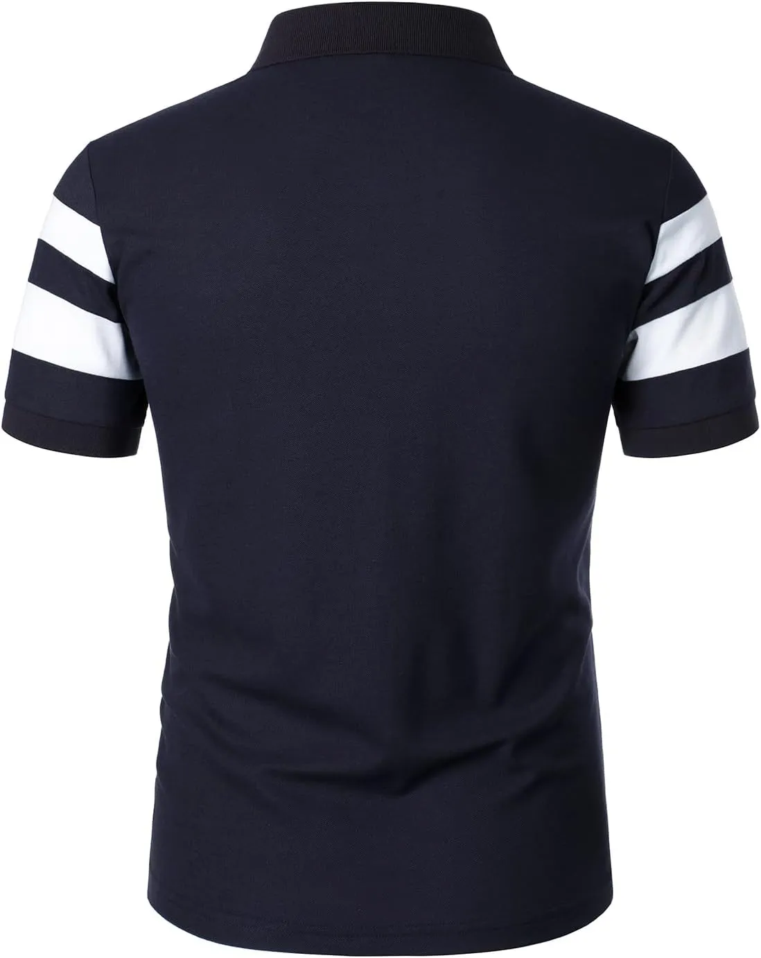 HOOD CREW Mens Short Sleeve Polo Shirts Stylish Design Summer T Shirt
