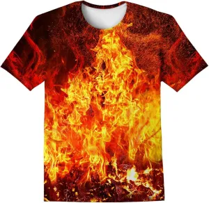 LAIDIPAS Boys Girls 3D Graphic Shirts Cool Crewneck T-Shirt Unisex Short Sleeve Top Tees 6-16 Years