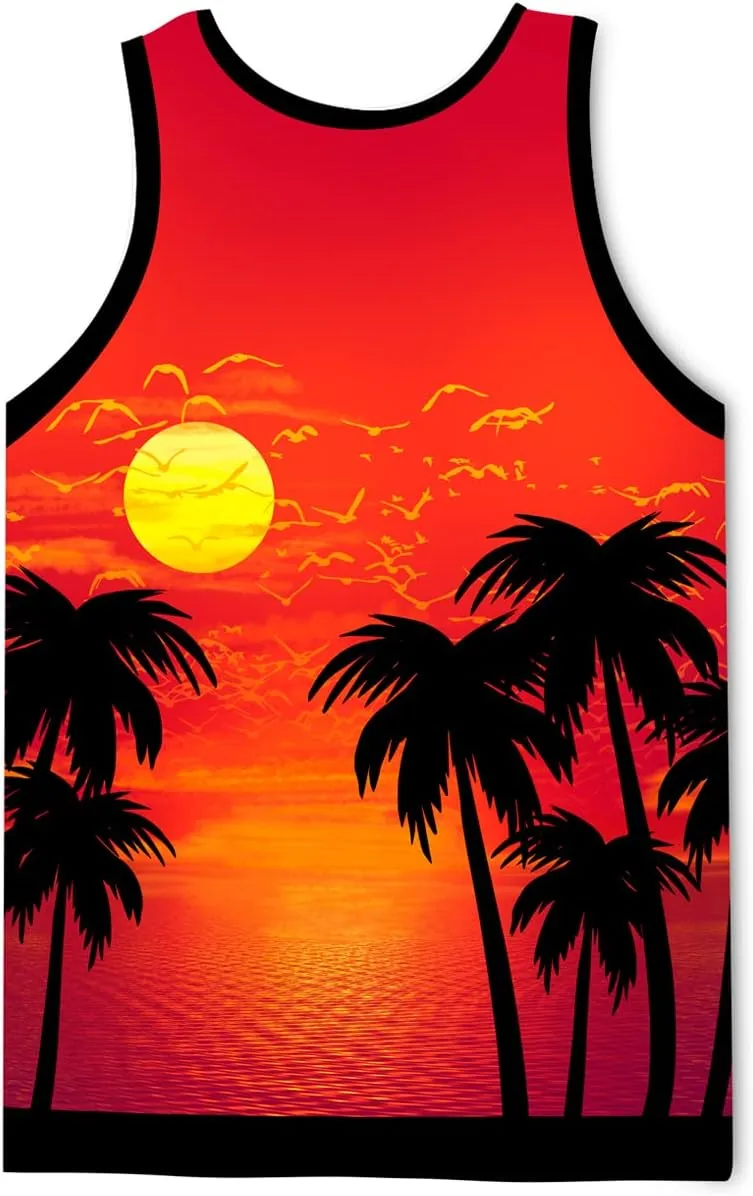 LAIDIPAS Men's 3D Tank Tops Summer Casual Novelty Sleeveless Shirt Unisex Colorful Graphics Top Tees Shirt