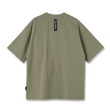 LifeWork Snapback Hip Bulldog Tee Khaki