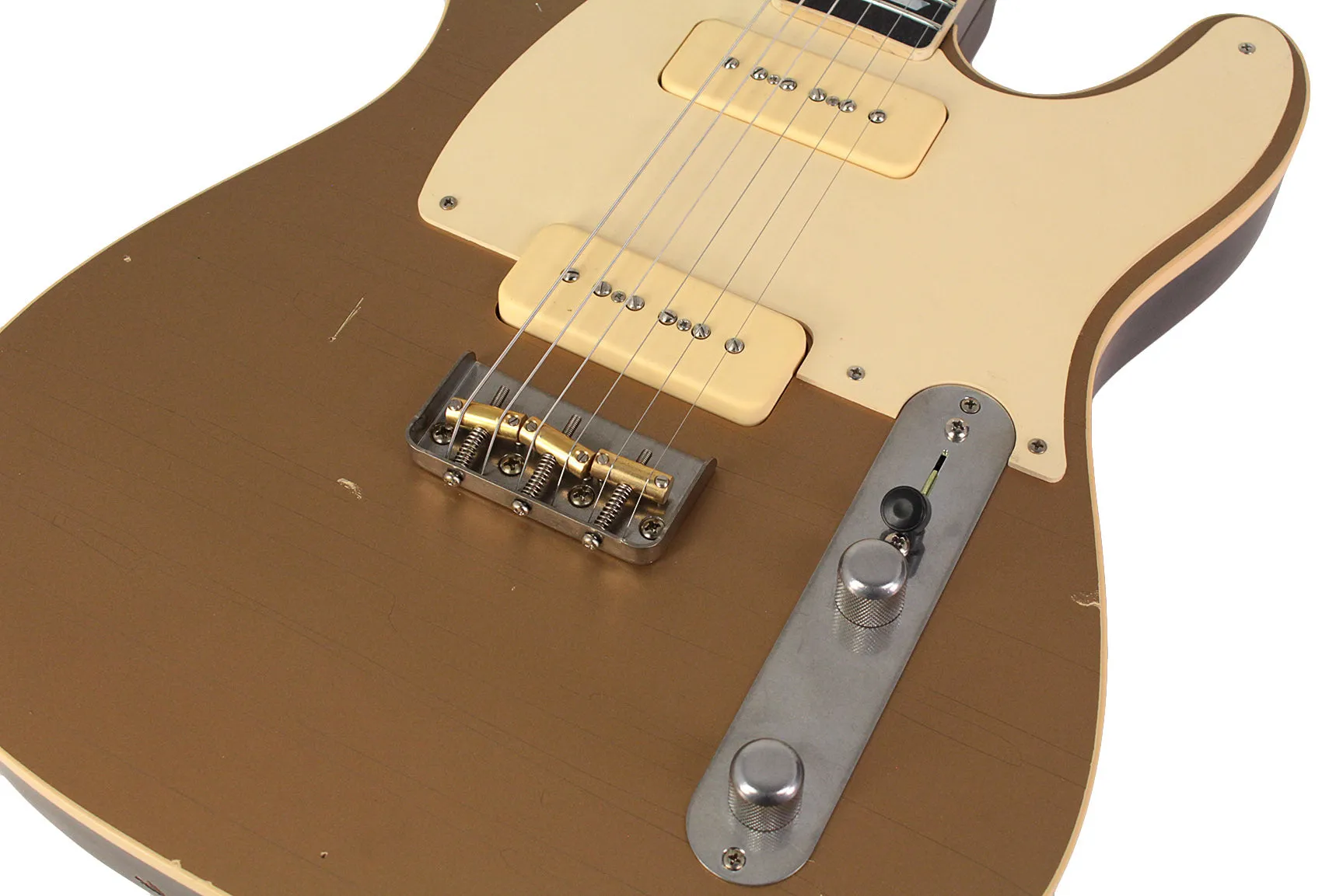 Nash T56 Guitar, Gold Top, Light Aging