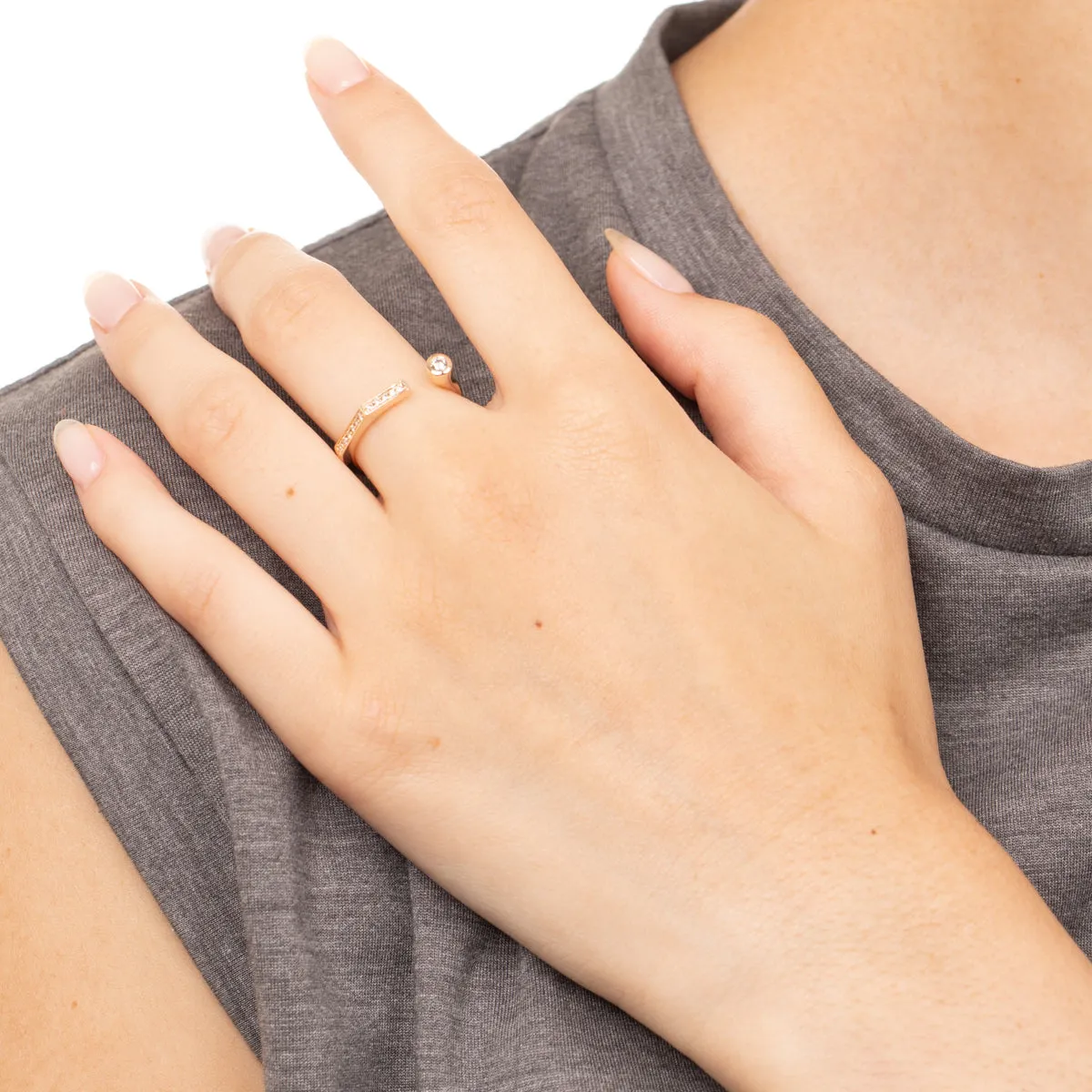 "Manhattan" Diamond Cuff Ring