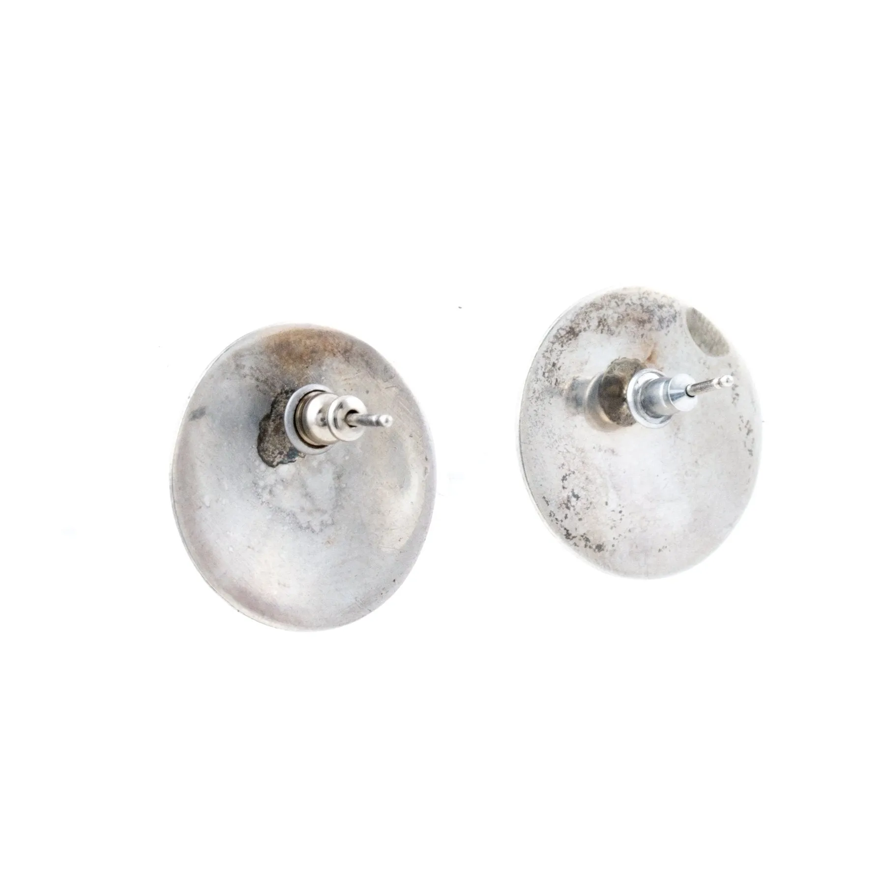 Stamped Circular Navajo Earrings