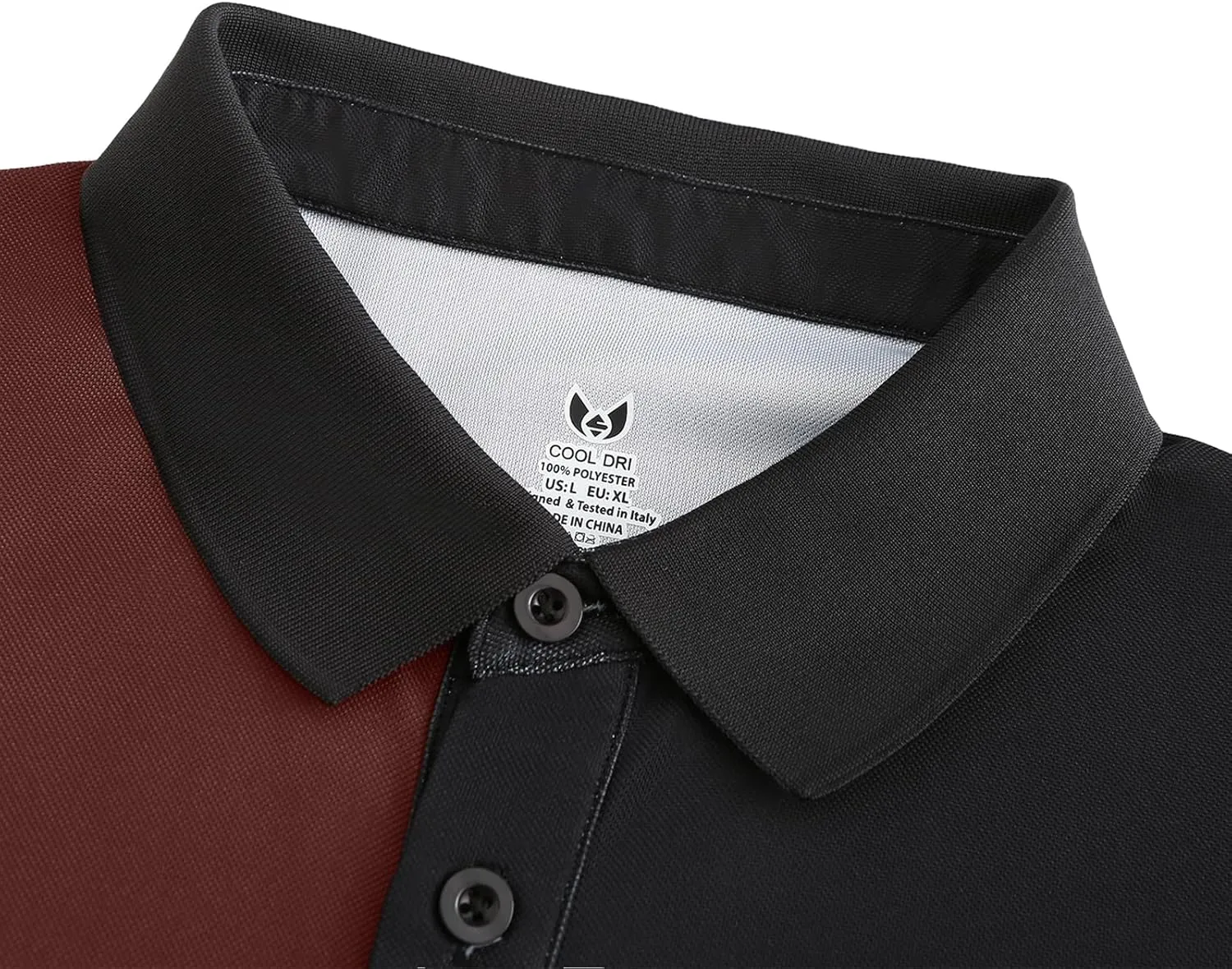 TIHEEN Men's Golf Polo Shirts,Short Sleeve Moisture Wicking Performance Polo Shirts