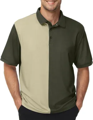 TIHEEN Men's Golf Polo Shirts,Short Sleeve Moisture Wicking Performance Polo Shirts